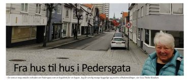 Pedersgata i lokalavisen for Storhaug. nr. 2 2019